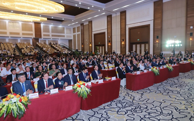 Quang cảnh Hội nghị 50 năm thiết lập quan hệ ngoại giao Việt Nam - Nhật Bản