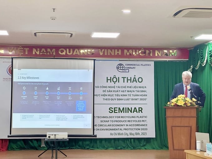 Đại diện CPC ông Mr. Steven Granot - Tổng Giám Đốc của Commercial Plastics Holding (Singapore)