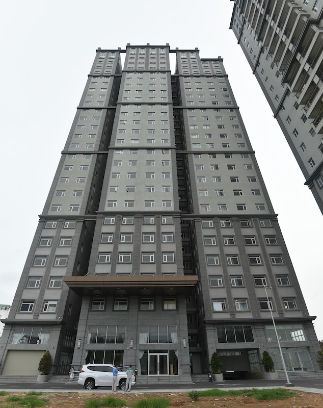 Một block trong dự án Paris Hoàng Kim