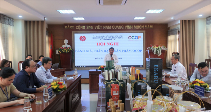 Phó Giám đốc Sở NN-PTNT - Vũ Đức Côn phát biểu tại hội nghị