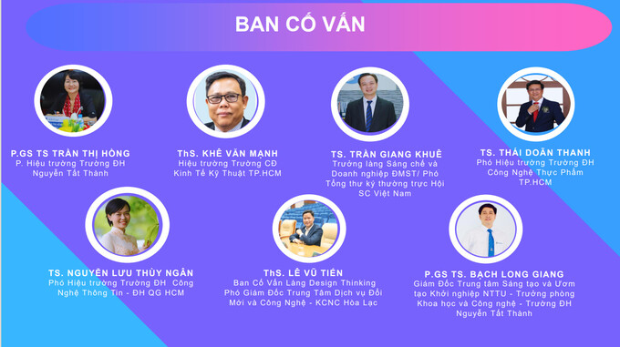Ban Cố vấn đầy tâm huyết của Cuộc thi