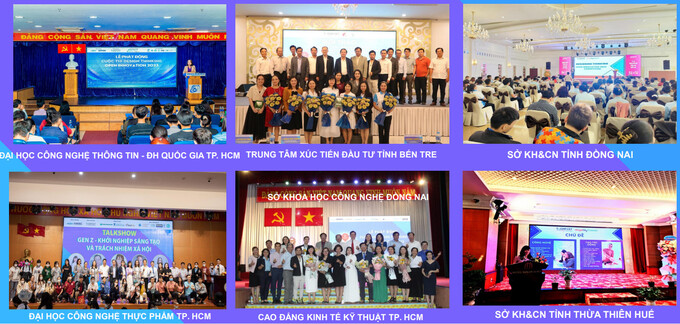 Các hoạt động phát động Cuộc thi diễn ra sôi nổi tại một số trường Đại học và một số tổ chức, đơn vị ở các địa phương