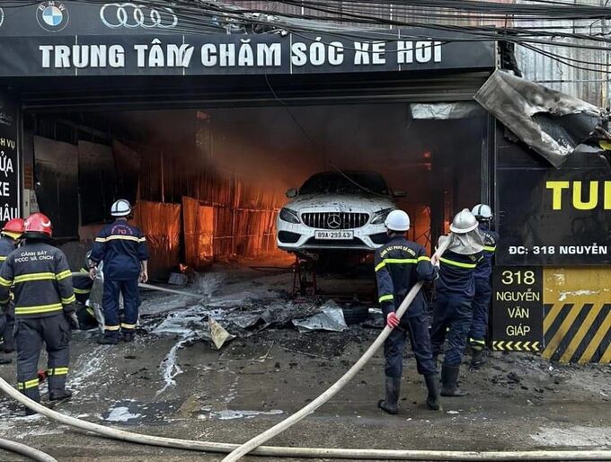 Hiện trường vụ việc. Ảnh: Hà Nội mới