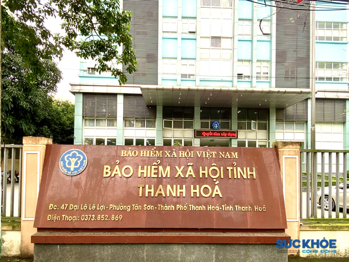 Trụ sở Bảo hiểm xã hội tỉnh Thanh Hóa.