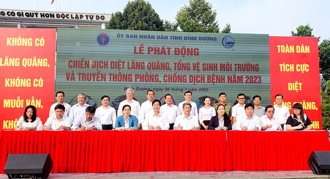 Ký cam kết phòng chống sốt xuất huyết và các dịch bệnh