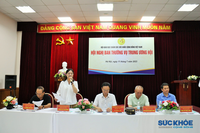Lãnh đạo Trung ương Hội chủ trì Hội nghị