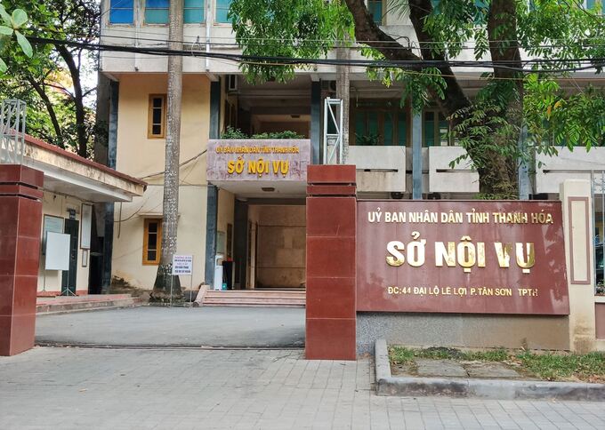 Sở Nội vụ Thanh Hoá 
