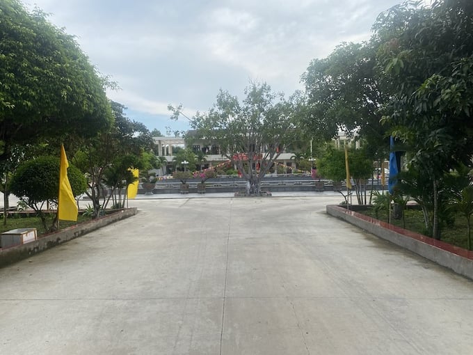 Cảnh quan xanh, sạch, đẹp tại trung tâm