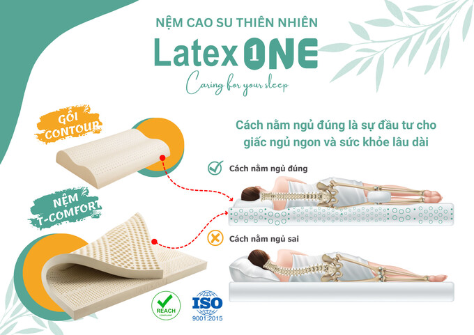 Nệm T-Comfort phân vùng giúp giảm căng thẳng và đau nhức