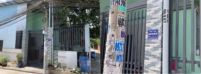 Nơi đặt biển hiệu Công ty TNHH Napowin