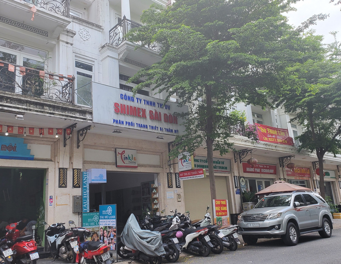 Biển hiệu của Công ty Shimex Sài Gòn tại phường 7, quận Gò Vấp, TP Hồ Chí Minh