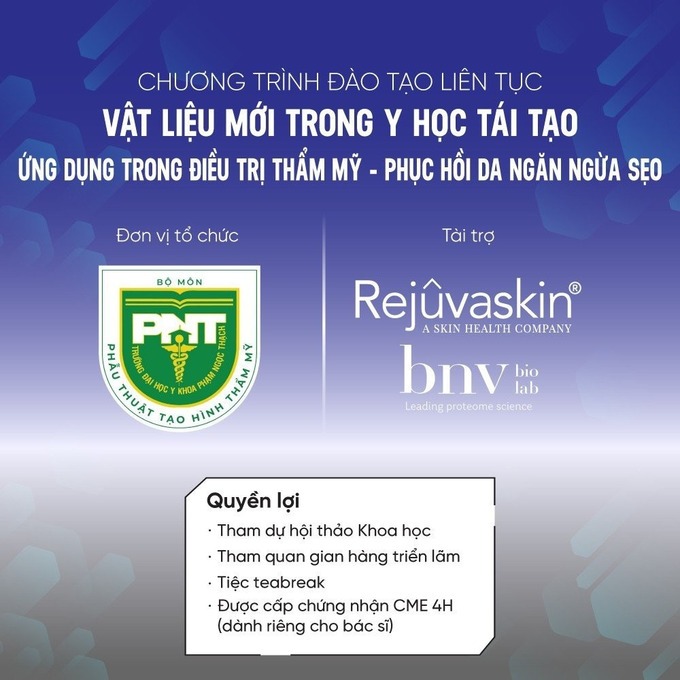 Đến tham dự hội thảo, đại biểu khách mời còn được cấp chứng nhận đào tạo liên tục CME 4h do Trường Đại học Y khoa Phạm Ngọc Thạch TP. HCM cấp