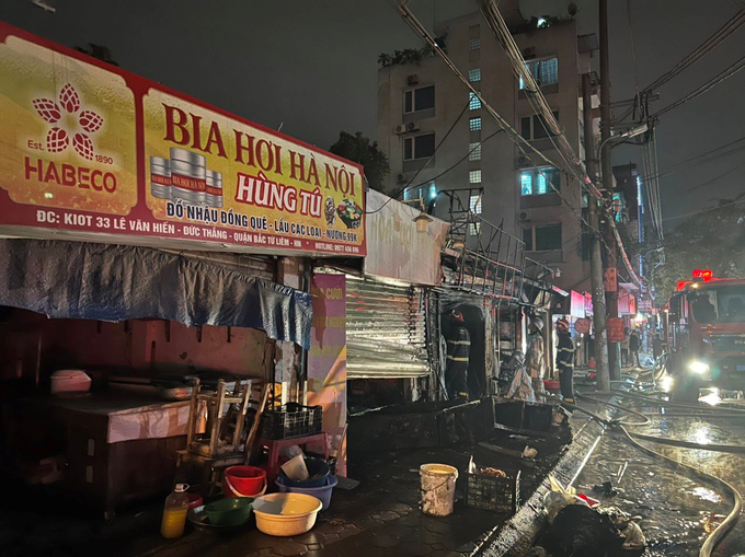 Hiện trường vụ việc. Ảnh: Hà Nội mới