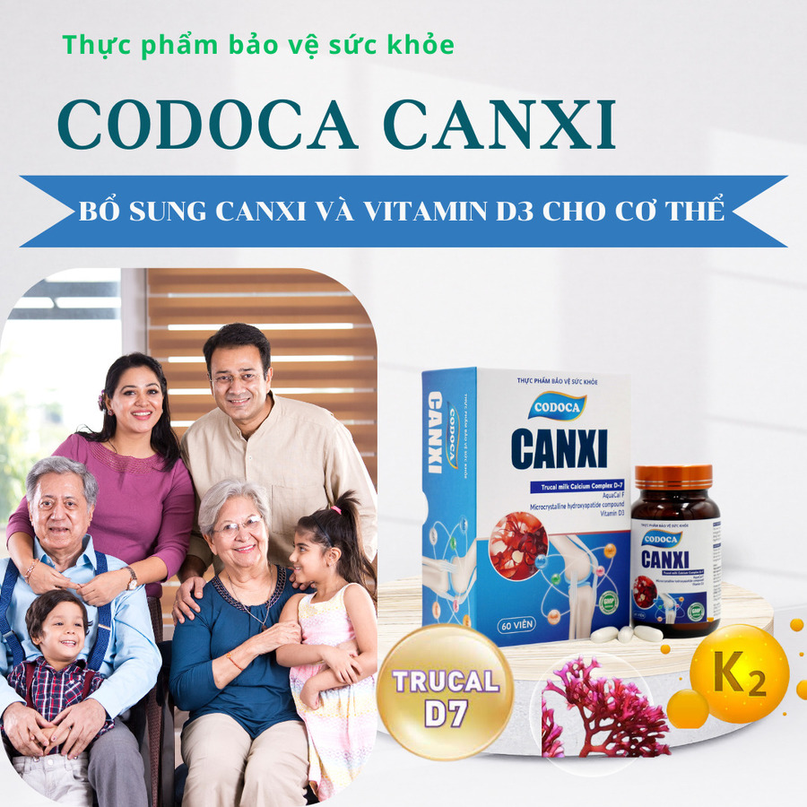 Vien uong codoca canxi