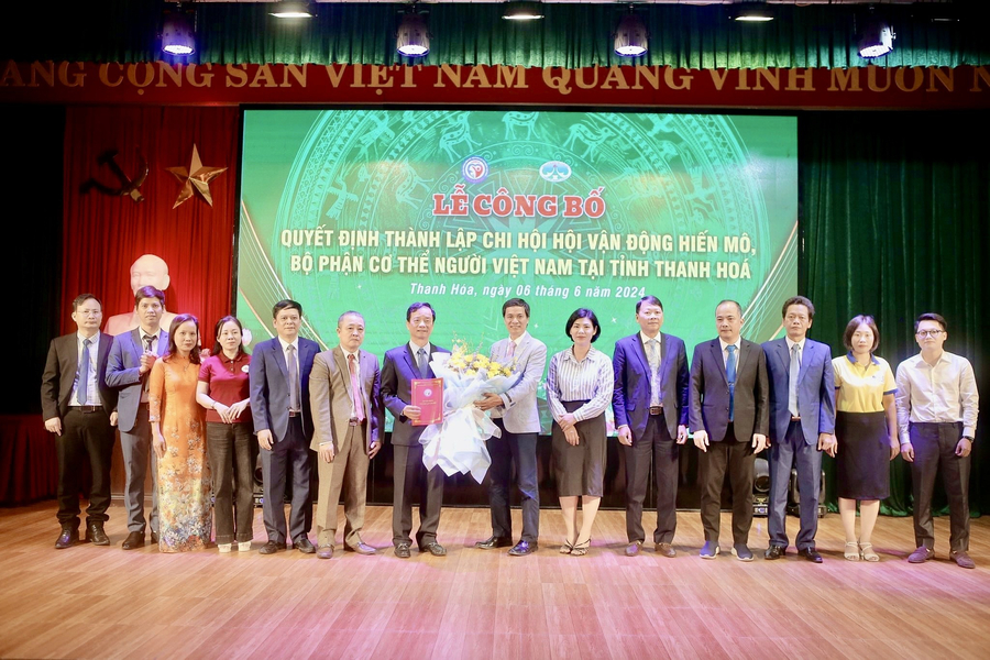 Việc thành lập Chi hội Hội vận động hiến mô, bộ phận cơ thể người Việt Nam tại tỉnh Thanh Hóa sẽ góp phần lan tỏa mạnh mẽ, sâu rộng phong trào đăng ký hiến mô, tạng tại địa phương này