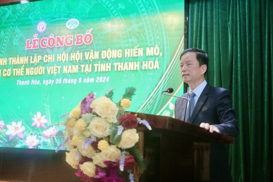 BSCKII Lê Văn Sỹ, Giám đốc Bệnh viện Đa khoa tỉnh Thanh Hoá được bầu làm Chi hội trưởng Chi hội Hội vận động hiến mô, bộ phận cơ thể người Việt Nam tại Thanh Hóa