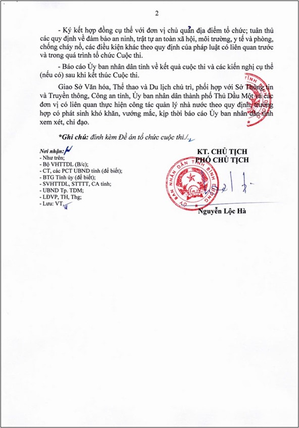 Giấy phép chính thức cuộc thi “Hoa hậu Trăng Khuyết - Miss Crescent Moon Vietnam”