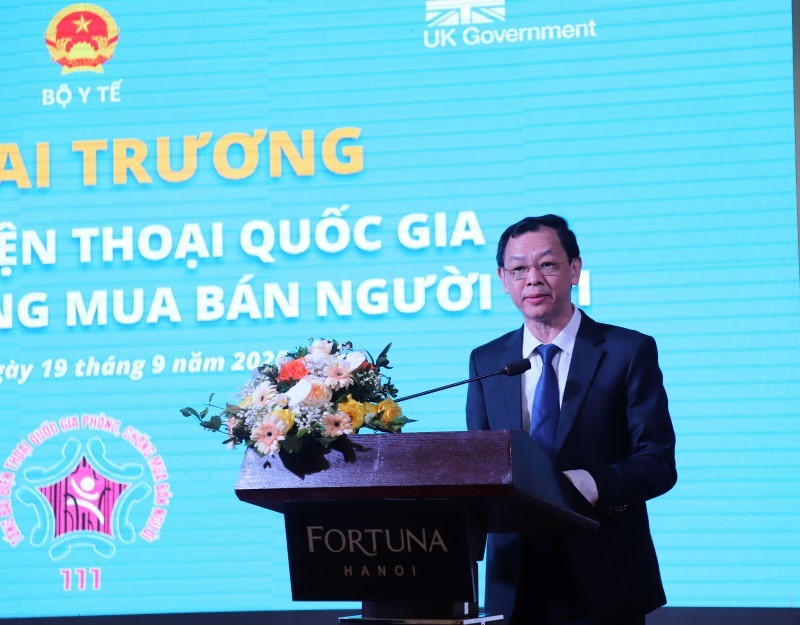 Thứ trưởng Bộ Y tế Nguyễn Tri Thức phát biểu tại lễ khai trương