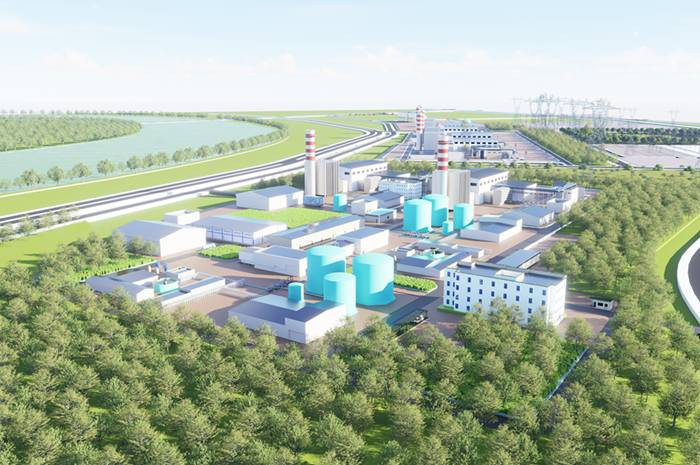Phối cảnh Dự án Nhà máy Nhiệt điện LNG Hải Phòng(Ảnh – CTT TP.Hải Phòng)