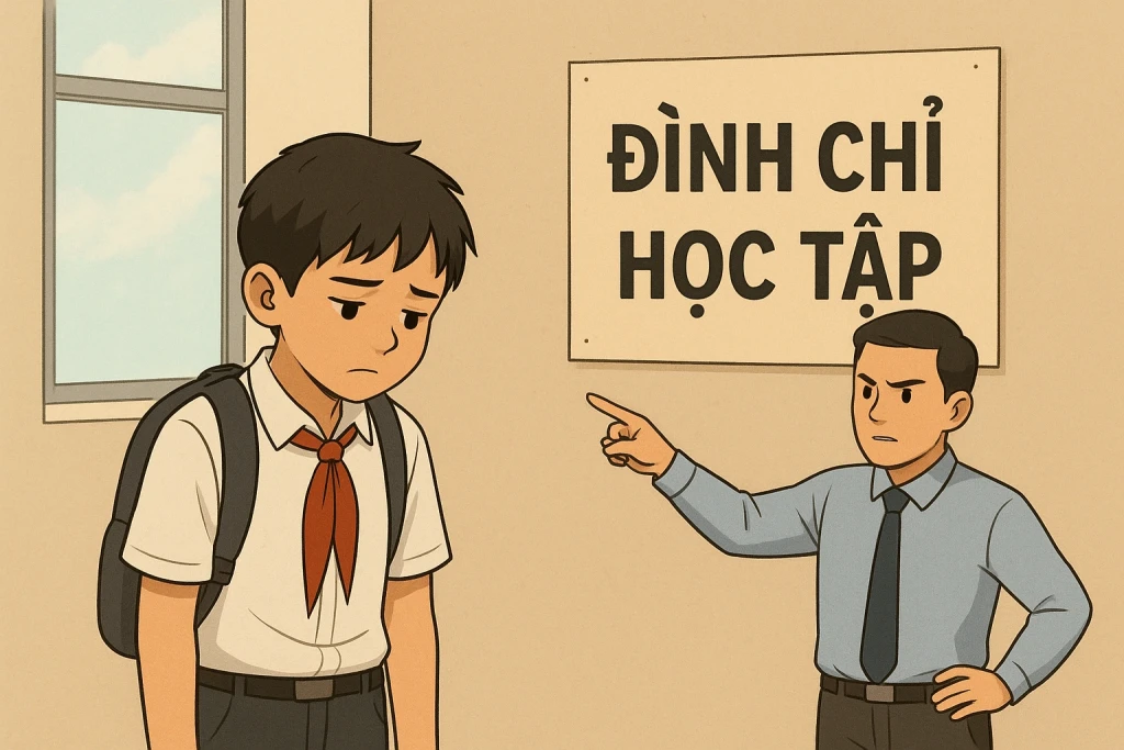 Hình thức kỷ luật đình chỉ học tập đối với học sinh sẽ chấm dứt từ tháng 10 này (Ảnh minh hoạ)