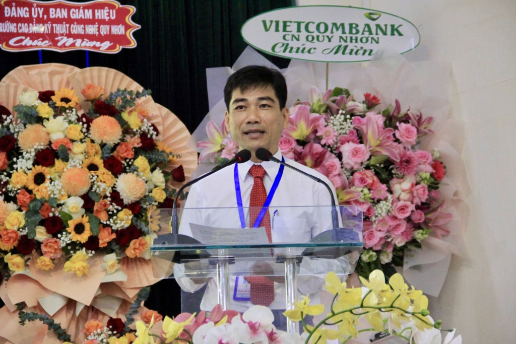 Ông Phạm Văn Tường phát biểu nhận nhiệm vụ (Ảnh: Hoàng Thảo)