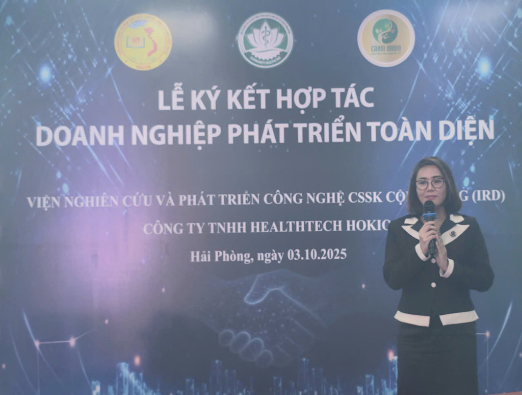 bà Trần Thị Hằng – Chủ tịch Hội đồng quản lý Viện IRD