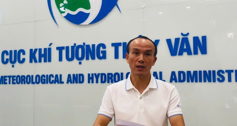 Ông Hoàng Phúc Lâm, Phó giám đốc Trung tâm Dự báo khí tượng thủy văn quốc gia