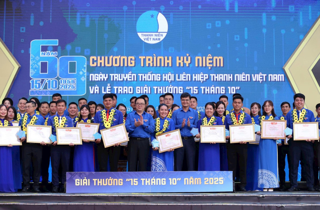 Trung ương Đoàn, Trung ương Hội Liên hiệp thanh niên Việt Nam trao Giải thưởng 