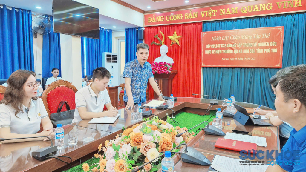 Tiến sĩ Nguyễn Đức Chính, Trưởng đoàn phát biểu cảm ơn
