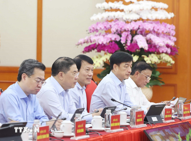 Các đại biểu dự phiên họp (Ảnh: Thống Nhất/TTXVN)
