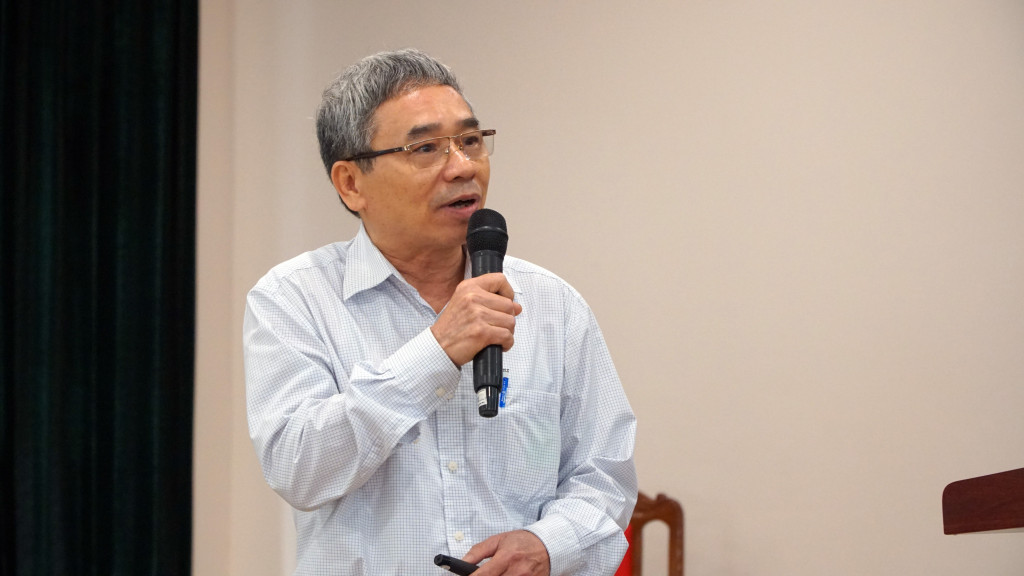 


Tiến sĩ Đặng Văn Nghiệm - Đại học Y Thái Bình trình bày tại hội thảo