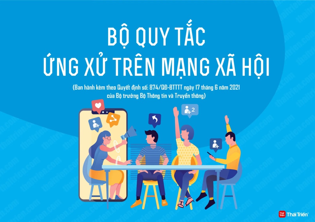 Bộ quy tắc ứng xử trên mạng xã hội do Bộ TTTT ( Bộ Văn hóa, Thể thao và Du lịch) ban hành