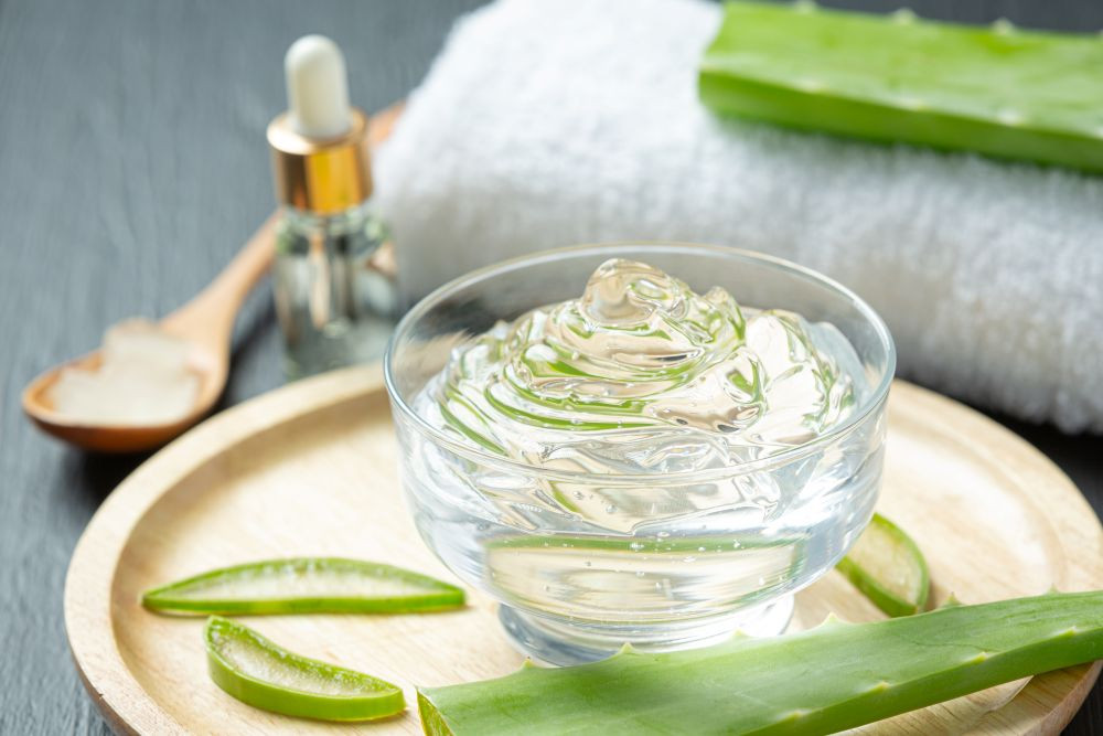 Nha đam chứa nhiều nước giúp làm dịu cho da (Ảnh minh họa)
