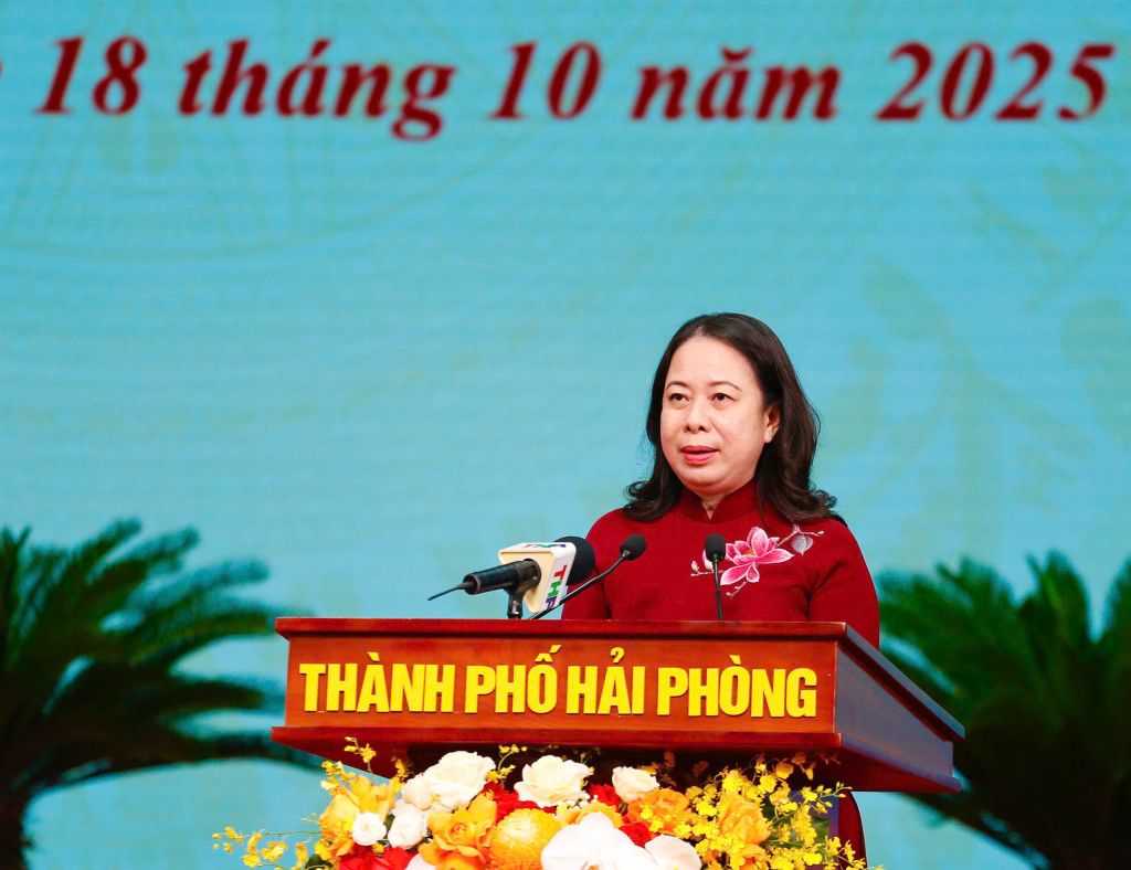 Phó Chủ tịch nước Võ Thị Ánh Xuân phát biểu chỉ đạo tại Đại hội