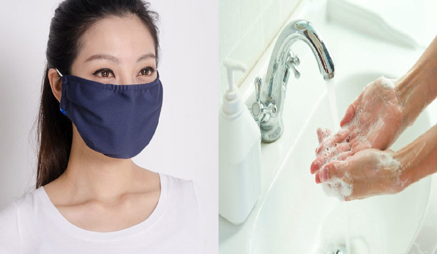 Đeo khẩu trang và rửa tay thường xuyên để bảo vệ sức khỏe (Ảnh minh họa)
