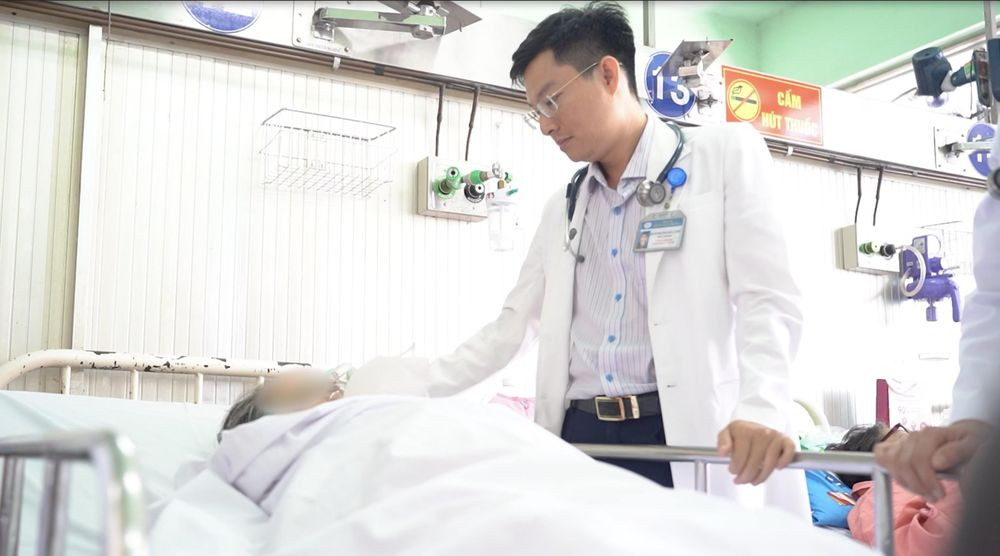 Bệnh nhân suýt đột tử được cứu sống kịp thời (Ảnh: BVCC)