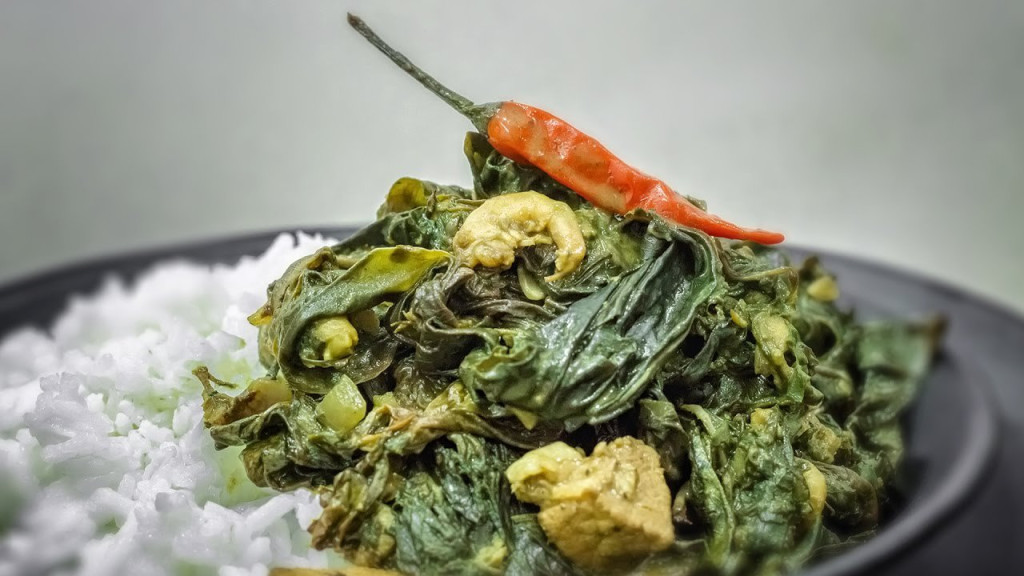 Tận dụng lá khoai môn để làm thực phẩm (Ảnh minh họa)