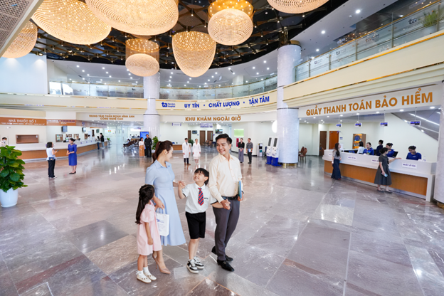 Phòng khám Đa khoa Tâm Anh Cầu Giấy được đầu tư toàn diện về cơ sở vật chất và thiết bị y tế hàng đầu thế giới, được xem là “siêu” trung tâm khám chữa bệnh hiện đại bậc nhất Thủ đô (Ảnh: BVĐK Tâm Anh)