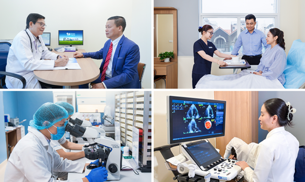 Tâm Anh Cầu Giấy được thiết kế theo mô hình “bệnh viện trong ngày” giúp người dân trải nghiệm hành trình y tế toàn diện (Ảnh: BVĐK Tâm Anh)