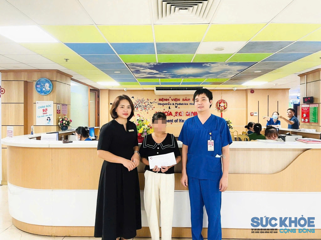 Quỹ hỗ trợ bệnh nhân có hoàn cảnh khó khăn của bệnh viện hỗ trợ chi phí sinh hoạt trong quá trình điều trị cho bệnh nhi.