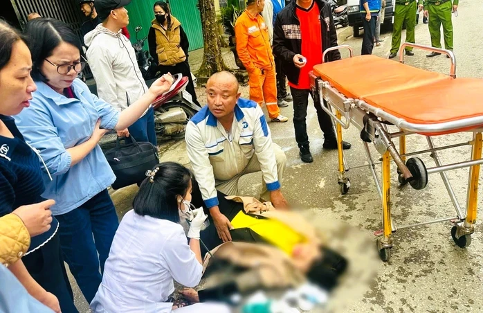 Nhờ được hỗ trợ kịp thời của bác sĩ Nguyễn Thị Hường, nữ bệnh nhân gặp nạn đã nhanh chóng được đưa tới bệnh viện cấp cứu kịp thời