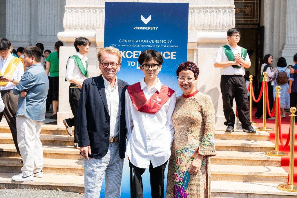 Thiện Nhân hiện đang là sinh viên ngành Khoa học Máy tính của Đại học VinUni