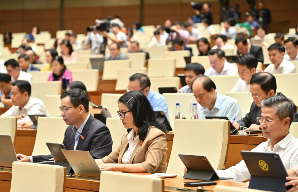 Các đại biểu Quốc hội tham dự phiên họp