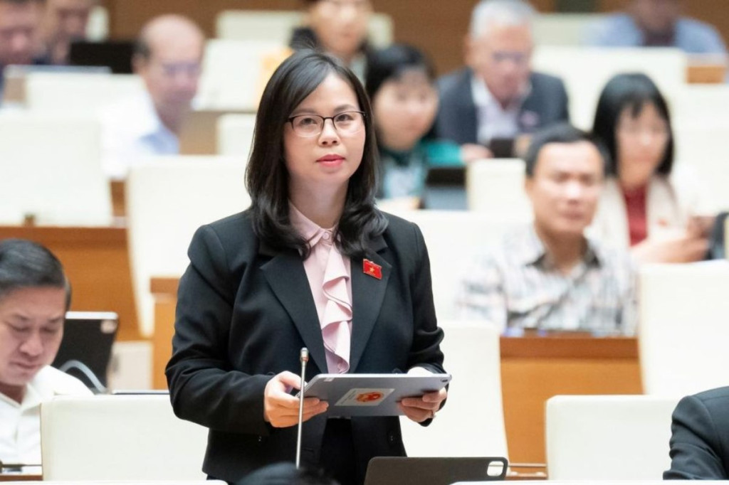 Đại biểu Chu Thị Hồng Thái - đoàn ĐBQH tỉnh Lạng Sơn 