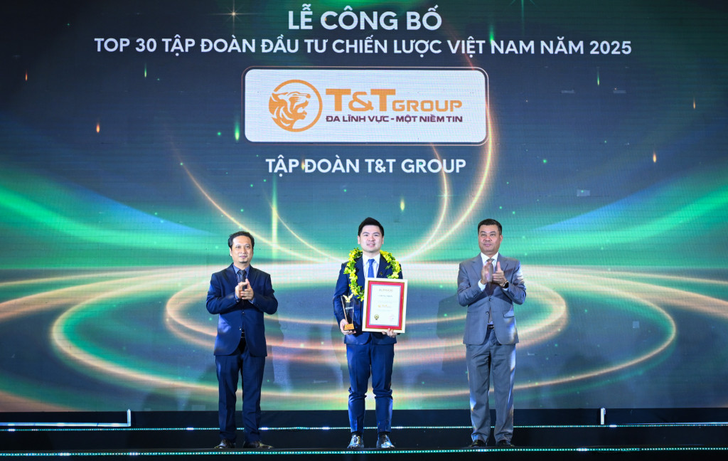 Tập đoàn T&T Group  được vinh danh trong bảng xếp hạng ALPHA 30 - Top 30 Tập đoàn đầu tư chiến lược Việt Nam năm 2025