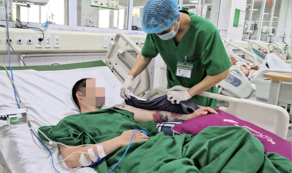 Bệnh nhân được điều trị tại Bệnh viện Nhiệt đới Trung ương