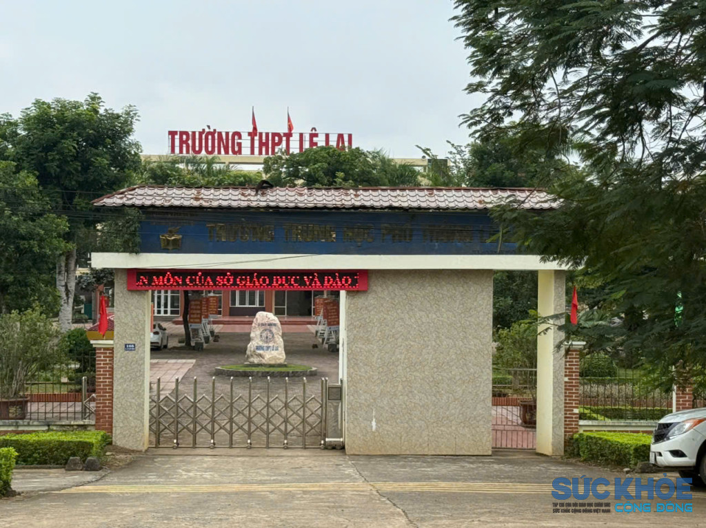 Trường THPT Lê Lai tại xã Kiên Thọ (tỉnh Thanh Hóa)