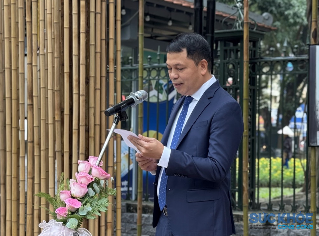 ông Lê Xuân Kiêu, Giám đốc Trung tâm Hoạt động Văn hóa Khoa học Văn Miếu – Quốc Tử Giám (Ảnh: Khánh Chi)