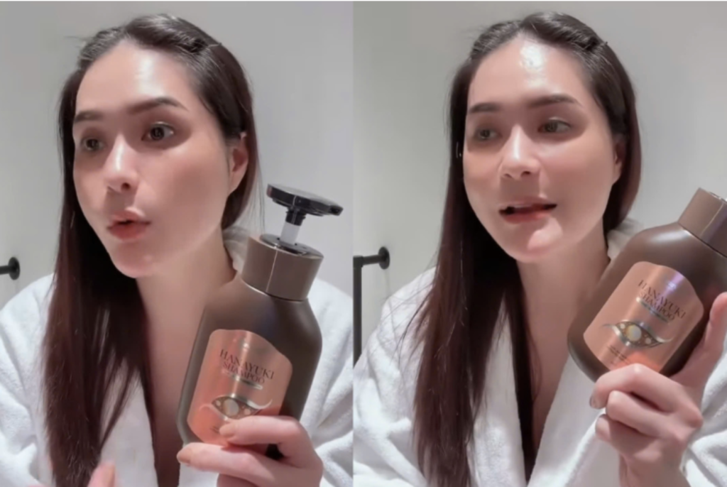 Dầu gội Hanayuki Shampoo từng được Đoàn Di Băng giới thiệu trên mạng xã hội