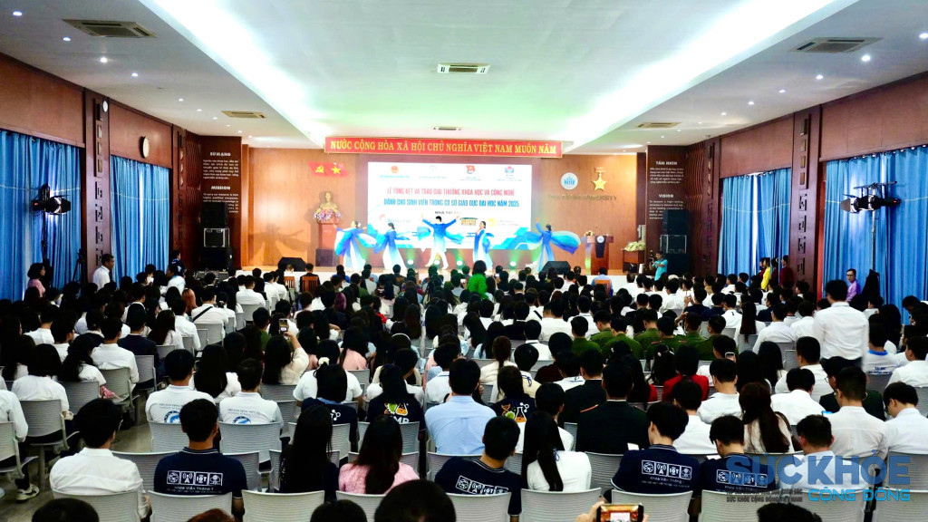 Không khí tại Lễ trao giải Khoa học và Công nghệ năm 2025  (Ảnh: Thanh Huy)